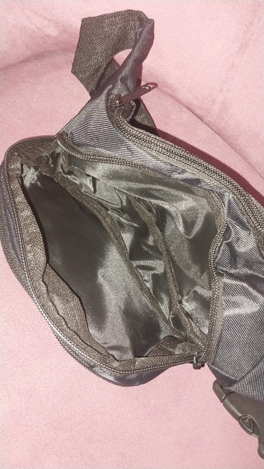 کیف کمری برزنت مشکی