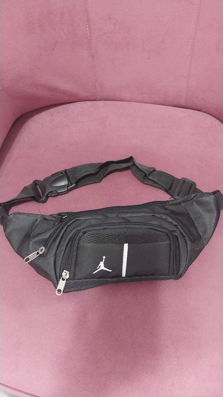 کیف کمری برزنت مشکی
