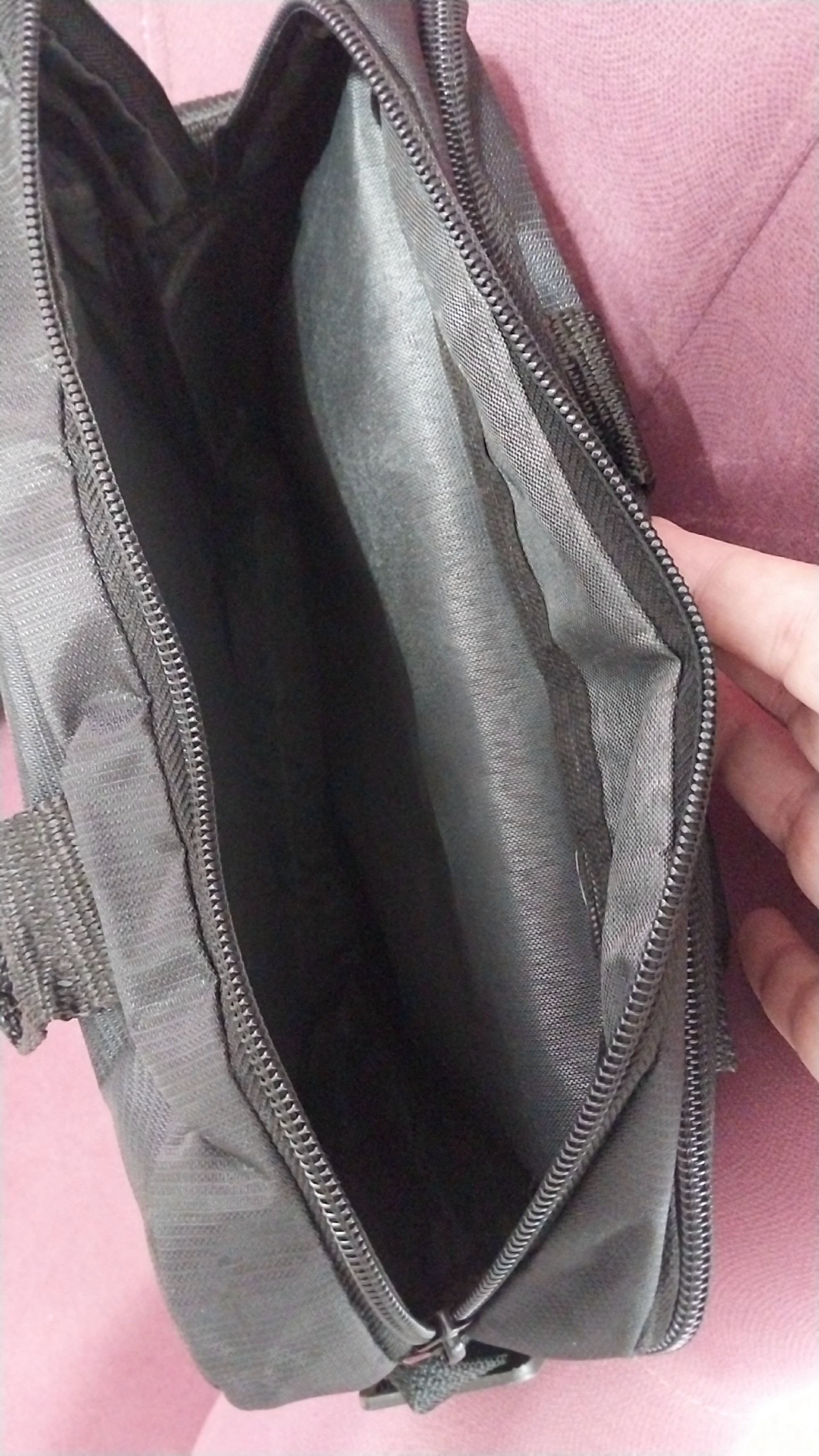 کیف دوشی برزنت مشکی