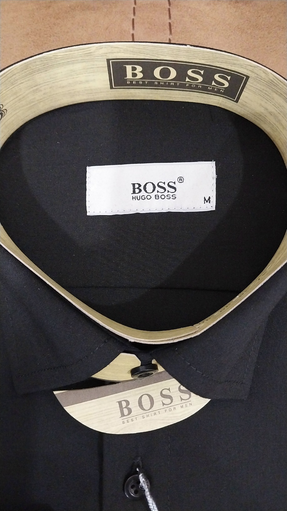 خرید پیراهن مشکی تترون