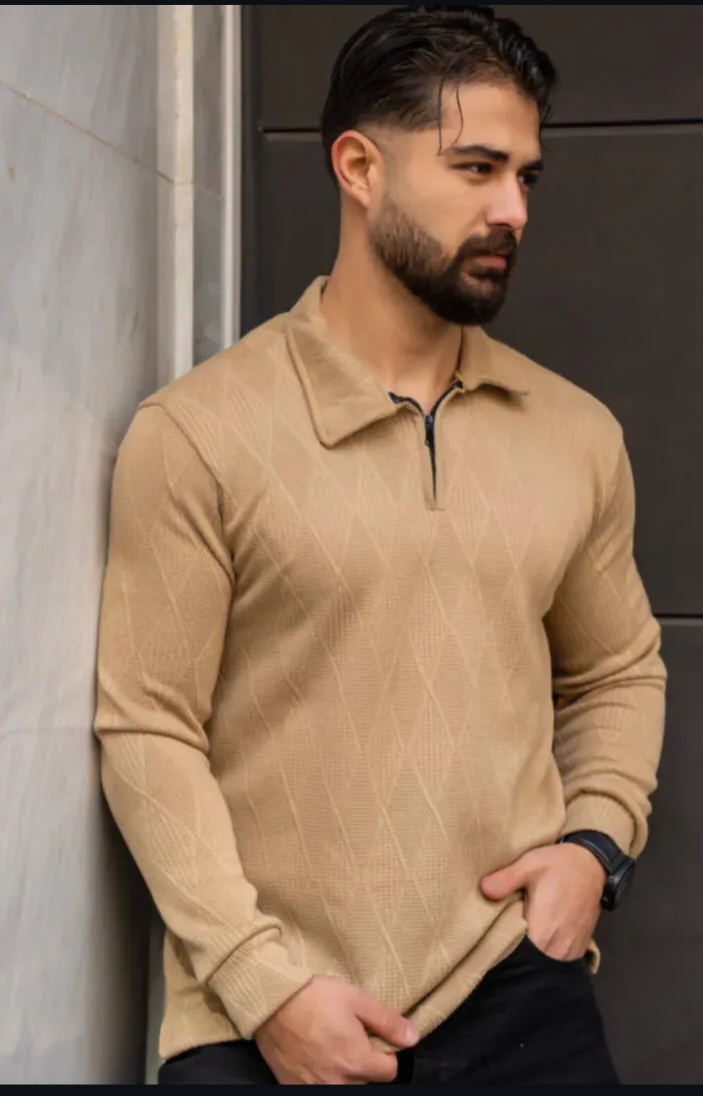 پلیور مردانه نیم زیپ