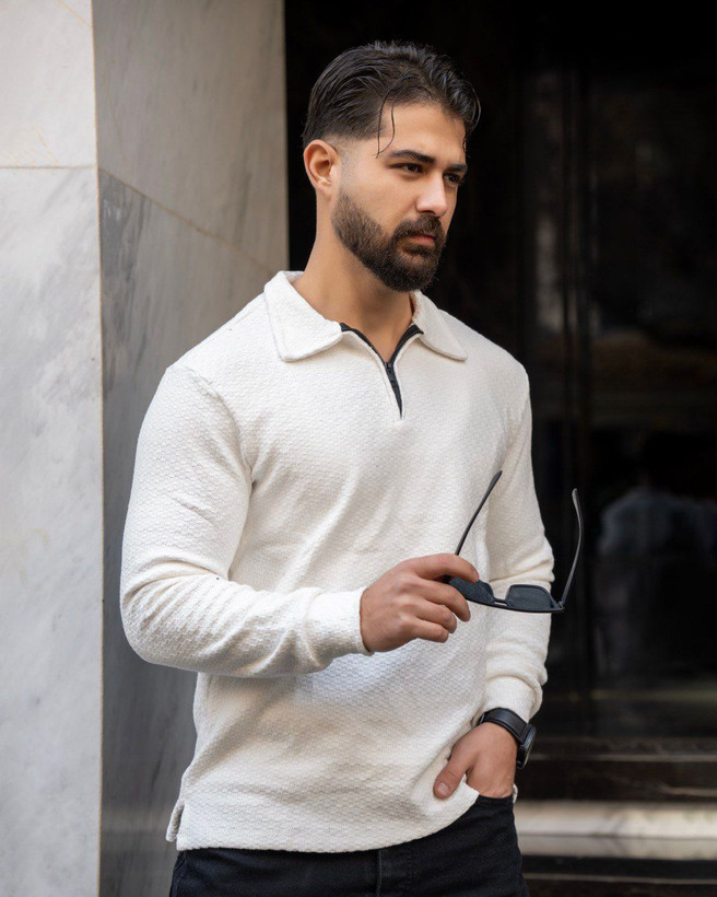 پلیور نیم زیپ ترک
